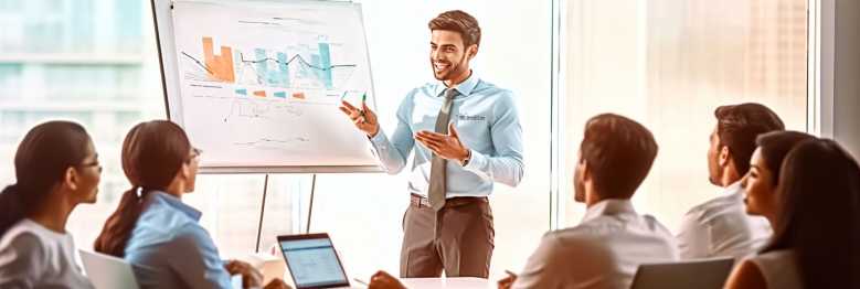 Visualisierung der Kernkompetenzen und Soft Skills für Interim Manager zur erfolgreichen Bewältigung komplexer Projekte und Führungssituationen.